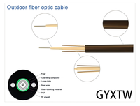 1 2 4 6 8 12 24 48 96 144 Câble de dérivation ADSS FTTH GYFXTY GYXTW FIGURE8 à fibre optique monomode haute vitesse intérieur/extérieur