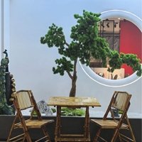 Chaise pliante moderne en bambou portable pour extérieur, villa, jardin, repas, événement de mariage par Design