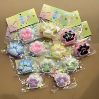 Jouet Squishy Patte de Chat en TPR, Anti-Stress, Unisexe, Idéal pour Enfants et Fêtes - Vente Flash