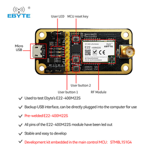 Ebyte E22-400MBL-01 Hot New Product USB Interface Lora Development Board Evaluation Kit - Product Image 4