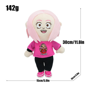 ตุ๊กตาผ้าพลัฌบรูโน่และอลีนา (ตัวการ์ตูน) สินค้าใหม่ปี 2026 ตุ๊กตาน่ารัก ของขวัญตุ๊กตาผ้าพลัฌ - Product Image 3