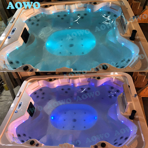 Vasche idromassaggio per 8 persone e funzione yacuzzi spa all'aperto con jakuzy TV idroterapia <span class=keywords><strong>piscine</strong></span> termali jacouzi giardino esterno <span class=keywords><strong>piscine</strong></span> - Product Image 2