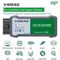 Conector OBD, Adaptador OBD Original VXDIAG VCX NANO para Land Rover y Jaguar 2 en 1, Herramienta de Diagnóstico Automotriz con Software OBD2 SSD V141