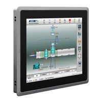 Apoyo 9v-36v ventilador 3558u i3 i5 i7 procesador PPC IPC Android ventana linux industrial panel pc hmi