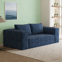 Sofá Cama Doble Rectangular Plegable y Comprimido, Moderno, Convertible, de Espuma Ecológica, Envasado al Vacío, para Uso en Hoteles y Salas de Estar