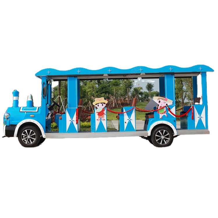 14 местный профессиональная высокопроизводительная фабричная поставка декорации точечный Электрический Экскурсионный туристический небольшой автобус трансфер мини экскурсионный электромобиль