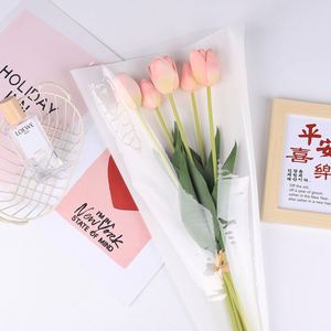 ถุงบรรจุภัณฑ์ดอกไม้ OPP สีพื้นแบบขายส่ง สำหรับบรรจุช่อดอกไม้สดจำนวนมาก - Product Image 3