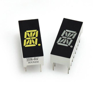 Phổ biến <span class=keywords><strong>anode</strong></span> màu trắng 0.4 inch 6 chữ số 14 đoạn dẫn Alpha số hiển thị 10mm HOUKEM-4061-BW - Product Image 6