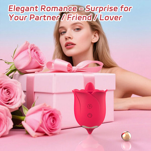 Neue Rose Zunge lecken springende Ei necken weiblichen Schlafsaal Mastur bator Silent Adult Sex Produkt Vibration Orgasmus Spielzeug Adult SEX - Product Image 6