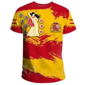 Maglia della Nazionale Spagnola 2026, T-shirt Sportiva Traspirante ad Asciugatura Rapida 3D per Uomini e Bambini, Abbigliamento Coordinato per Famiglia - Product Image 4