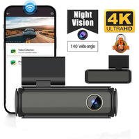 Caméra de tableau de bord de Vision nocturne S18 4K avec surveillance de stationnement ADAS enregistrement en boucle d'alerte BDS DVR de voiture grand Angle 5MP