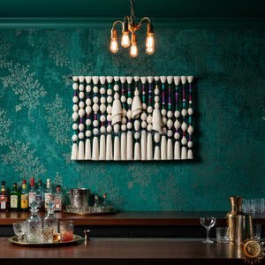 Tapiz Boho Chic Hecho a Mano, Bola Esférica de Macramé, Arte de Pared de Burbujas, Decoración de Pared para Sala de Estar, Decoraciones de Pared para el Hogar de Lujo - Product Image 5