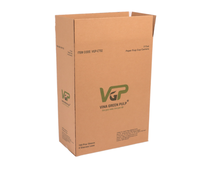 Boîte en carton ondulé extra large faite à la main, logo personnalisé, sacs isothermes pour déménagement et expédition, fabriqués au Vietnam, emballage vert