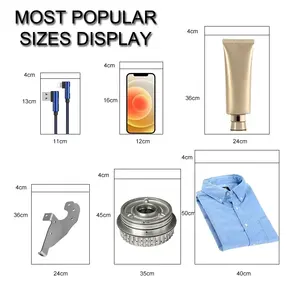 مخصص Thank youm شعار مقاوم للماء قابل لإعادة التدوير للحقائب الذاتي ختم اكسبريس الحقائب OEM المتاحة للملابس - Product Image 4