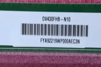 PANEL LCD 43INCI BOE DV430FHB-N10 TVSCREE 2K FHD televisi smart tv