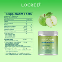 Poudre de Super Greens du Fabricant OEM avec Mélange de Jus Vert Naturel pour Adultes, pour Soutenir la Santé Intestinale et Renforcer le Système Immunitaire