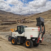 Prix de gros Nouveau camion malaxeur à béton 5000 kg Système entièrement hydraulique Grande capacité pour la construction sur site