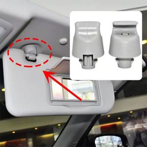 Clip para Visera Solar Smooth Sailing Y54 para Autos Nissan, Gris Negro, Plástico y Nylon, Gancho para Espejo de Vanidad, Accesorio Interior para Auto - Product Image 1
