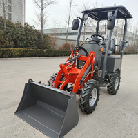 Vente directe usine Mini-chargeuse électrique à batterie pour usage domestique et agricole, chargeuse sur roues 0.4 0.5 0.9T, bulldozer de chantier
