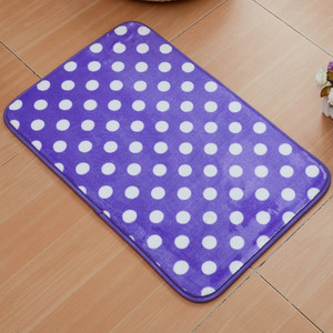(Chakme) Polka Dot Thảm Polka Dots Mat Bộ nhớ bọt in dịch vụ tắm Thảm flannel thảm - Product Image 4
