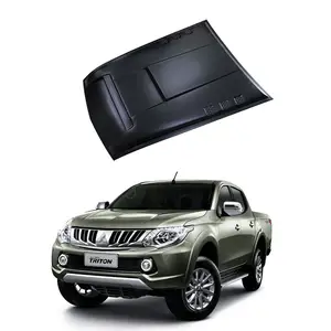 Accessoires pour Mitsubishi Pajero Sport 2015 2019 2020 Capot Scoop Cover Matte Black Fit For L200 Triton Engine scoop vent