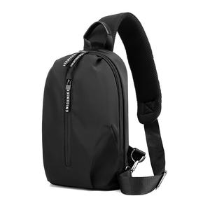 Sac de poitrine pour homme de style coréen, tissu Oxford urbain élégant avec fermeture à glissière, sac à bandoulière décontracté pour la livraison directe - Product Image 4