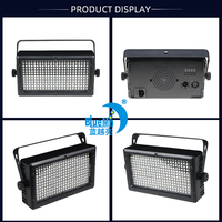 Mini 100W LED Strobe Stage Lights 288x0.2W 5050RGB LED Super Bright pour DJs DMX512 Compatible