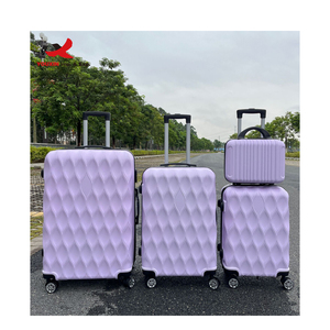 ชุดกระเป๋าเดินทาง ABS 4 ชิ้น ขนาด 14" 20" 24" 28"  ชุดกระเป๋าเดินทางลดราคา พร้อมล้อหมุน  กระเป๋าเดินทางแบบแข็ง - Product Image 1