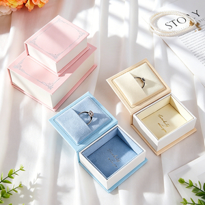 Best Selling Book Shape Jewelry <b>Box</b> Magnetic Closure <b>Storage</b> Case for Rings Earrings & Pendant Creative European Style <b>Box</b> - Product Image 4