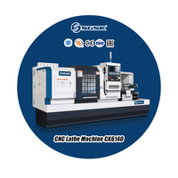 Máquina automática de torno CNC de alta precisión Precio barato CK6140 Servicio medio con sistema de control GSK de un solo husillo