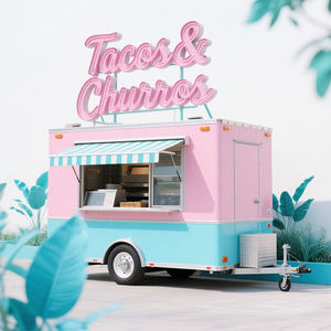 Attrezzatura per Barbecue in Stile Americano da Esterno Completamente Equipaggiata, Personalizzabile per Grandi Food Truck Mobili per Aree Panoramiche - Product Image 3