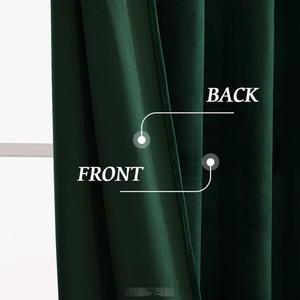 YongHo moderna crema di velluto alla rinfusa camera <span class=keywords><strong>da</strong></span> letto <span class=keywords><strong>tende</strong></span> di Design a caldo drappeggi immagine tessuto per Home Hotel - Product Image 3