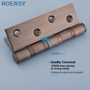 Roeasy Butt <strong>Hinge</strong> Stainless Steel Chrome Cabinet Kitchen <strong>Round</strong> Corner Butt Pivot Door <strong>Hinges</strong> Pin Heavy Duty Ball Bearing <strong>Hinge</strong> - Product Image 5