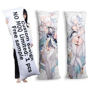 Sublimación <span class=keywords><strong>Anime</strong></span> Imagen Juego Imagen Dakimakura Naked Japanese Girl Barato Decorativo Wuthering Waves Jinhsi Long Hug Funda de almohada - Product Image 5