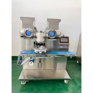 Machine à remplir et à former des boules, à double trémie, pour viande, biscuits, falafel, kubba, et mochi sucré - Product Image 2