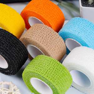 Bandage médical élastique autobloquant avec logo personnalisé Bandage de sport en mousse de coton en PU pour la <span class=keywords><strong>boxe</strong></span> Nouveau ruban de kinésiologie - Product Image 5