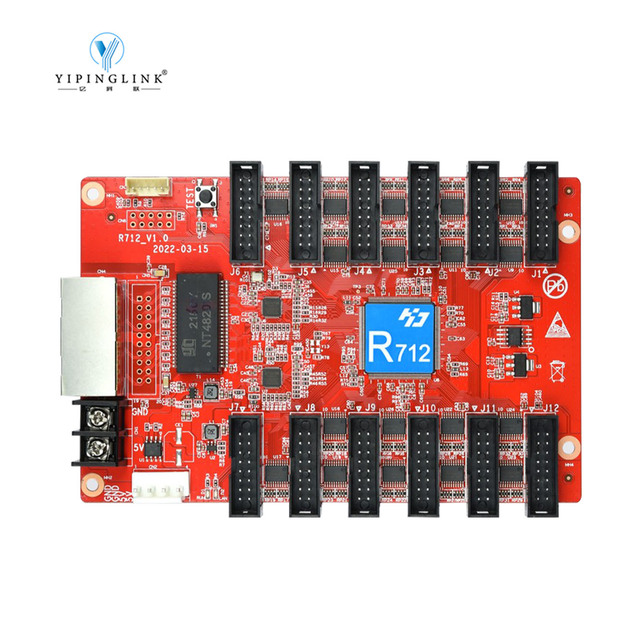 Huidu R712 Receiving Card Supports Both Synchronous and Asynchronous Control System for LED Video Wall