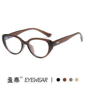 Cat Eye <b>Eyeglasses</b> <b>Frames</b> For Women TR27055 Full <b>Frame</b> Pc Lens Blue Light Protection Plano Lenses - Product Image 5