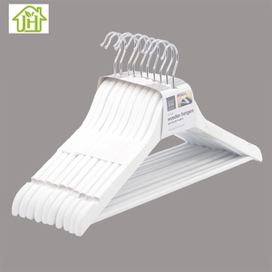 China manufacturer multifunctional strong drying clothes wooden <strong>room</strong> <strong>hanger</strong> for men shirts - Product Image 5