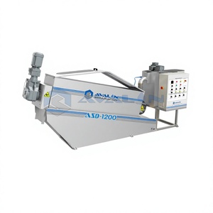 Industrial <b>sludge</b> dewatering machine Solid liquid separation equipment Screw press dewatering system - Product Image 3