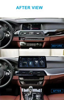 Écran Linux ultra-large de 12,3 pouces pour BMW Série 5 F10 F11 Système CIC NBT 8 cœurs T113 2K QLED 2400*900p CarPlay sans fil GPS