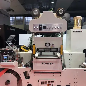 Label Cutting Machine Dragon High Speed Label Hot Foil Stamping Flat Bed Die Cutting Converting Machine With Cold Foil