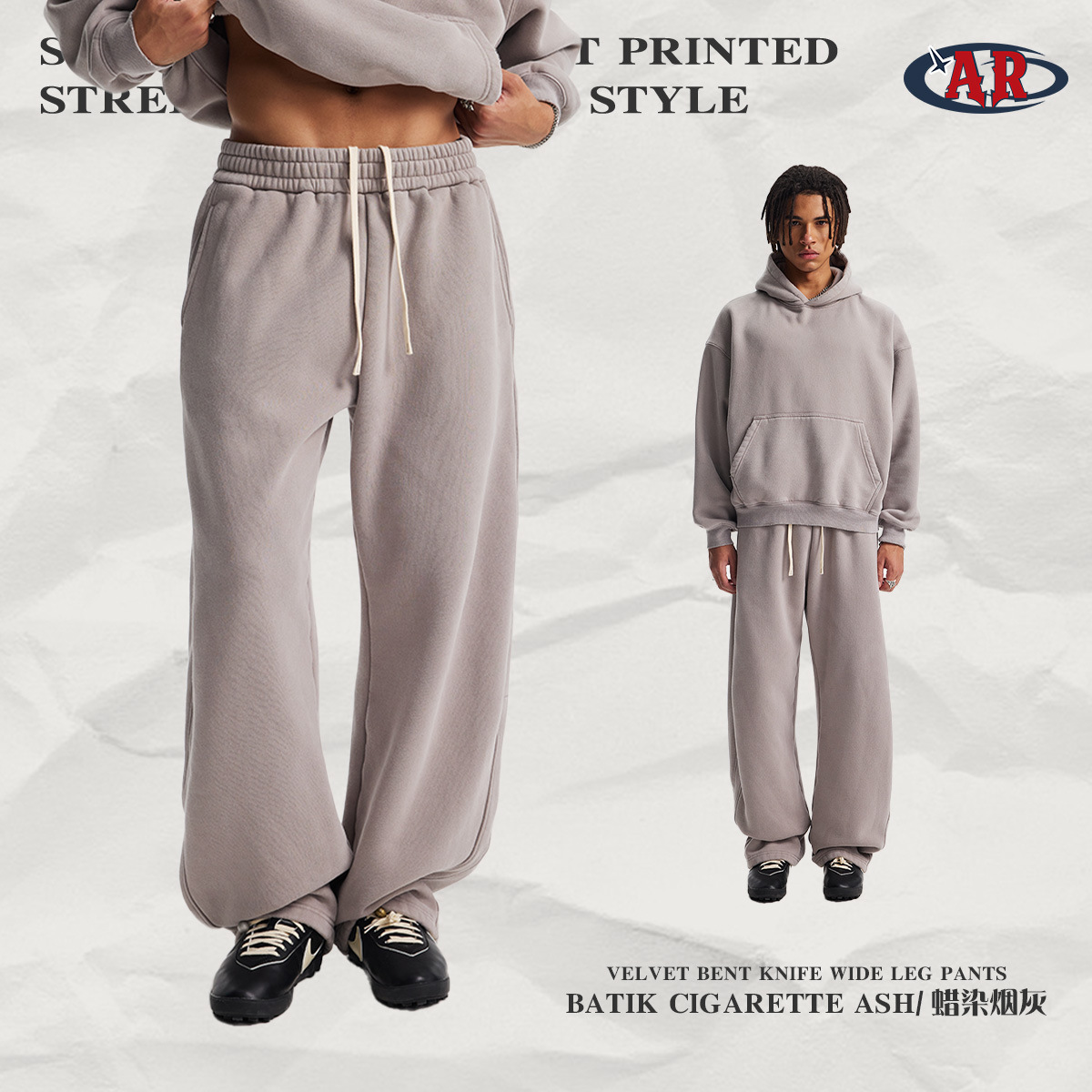 K06 trousers-batik soot