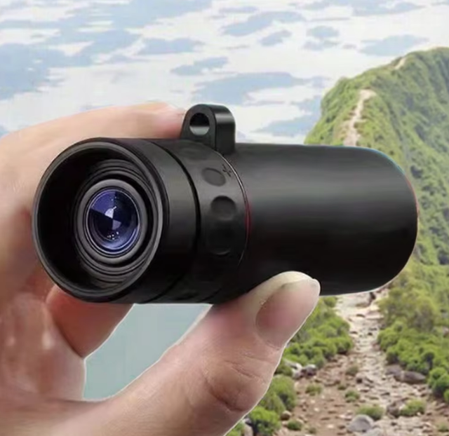8*21 Professional Mini Portable High-quality Telescopio for Children's Outdoor Camping Hunting Long-range Monocular Telescope