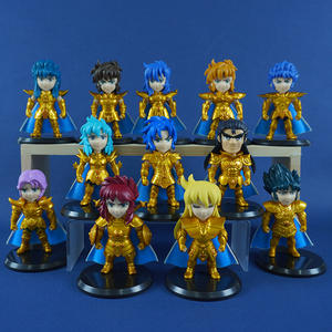 En gros Dessin Animé Constellation Ornements <span class=keywords><strong>Anime</strong></span> Seiya Mu Jialong Kamiao Gâteau De Voiture Décoration Poupée Or Saint Seiya Figure Modèle - Product Image 5