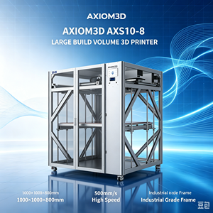 Impresoras 3D de Grado Industrial Serie AXS10-8, Compatibles con Filamento PLA, Nivelación Automática, Conectividad USB/WiFi para Impresión 3D Versátil - Product Image 2