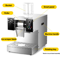 Machine à glace pilée en flocons LGO, machine à glace pilée automatique commerciale, machine à fabriquer des glaces en flocons