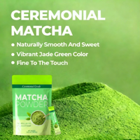 Matcha en poudre biologique 100% de qualité supérieure, de qualité cérémonielle, en sachets, marque privée