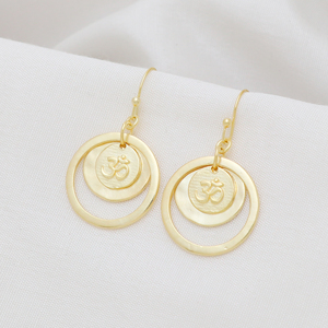 Offre Spéciale fournisseur indien de haute qualité plaqué or OM boucles d'oreilles bijoux en gros - Product Image 3