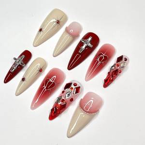 <span class=keywords><strong>Ongles</strong></span> à presser Passionate Lover en gros, <span class=keywords><strong>faux</strong></span> <span class=keywords><strong>ongles</strong></span> mignons pour la Saint-Valentin, boîte d'emballage pour <span class=keywords><strong>ongles</strong></span> à presser - Product Image 5